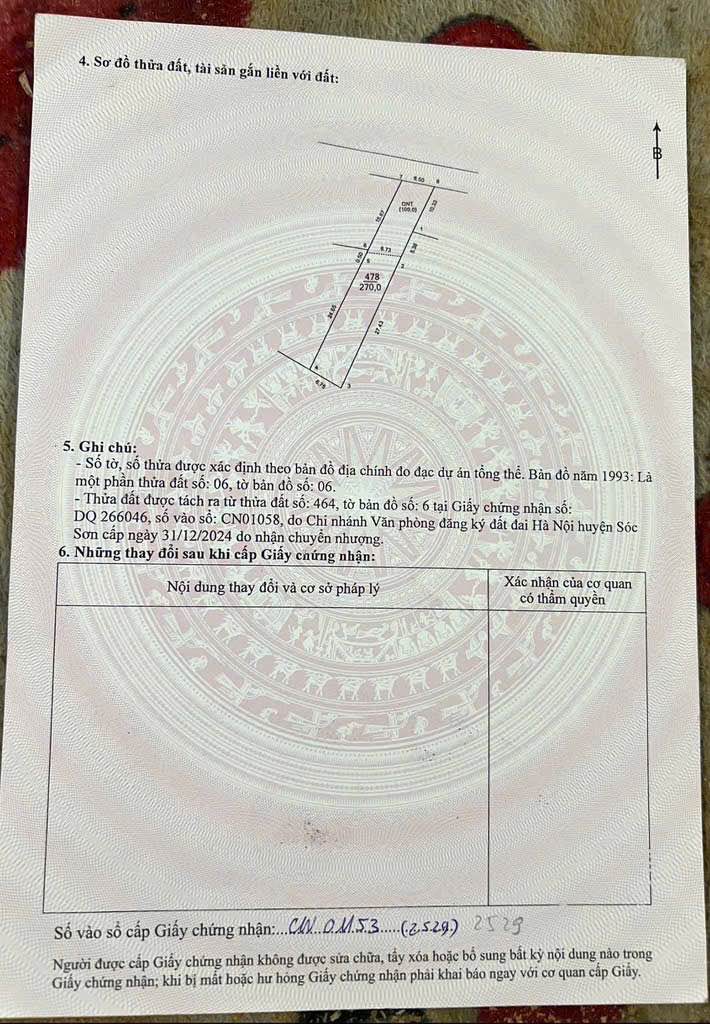 Đất nền Sóc Sơn 270m² giá 1.62 tỷ - Sổ đỏ sẵn, ô tô tránh nhau