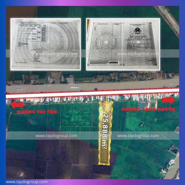 Đất nền An Giang 25.888m² Mặt tiền DT941 – Tiềm năng tăng giá vượt trội!