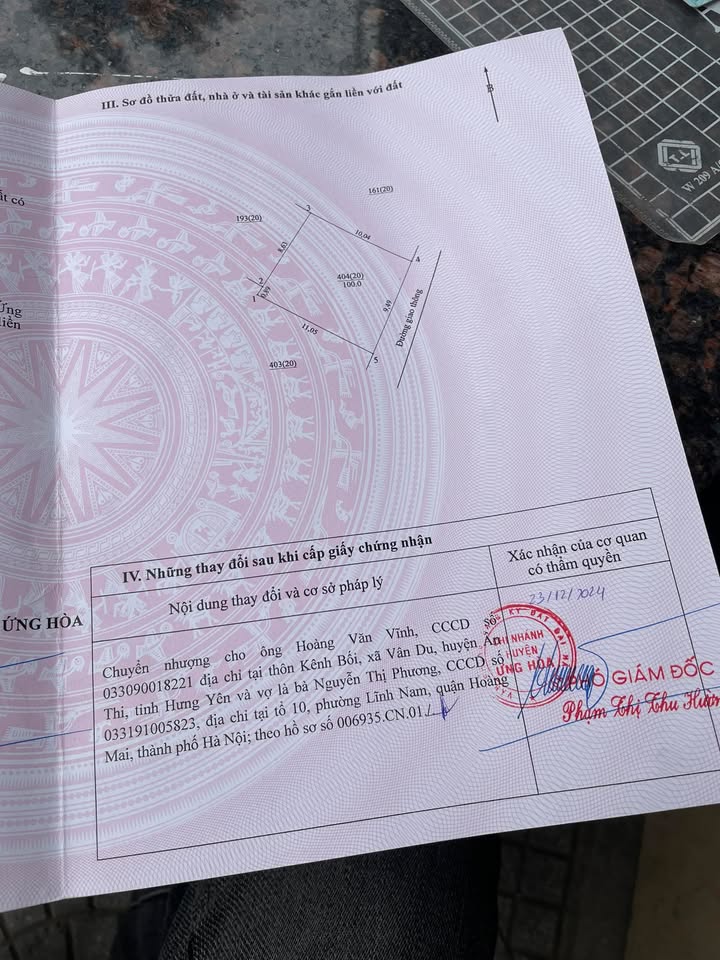 Đất nền Trầm Lộng 100m² - Sổ đỏ chính chủ, ô tô vào tận nơi