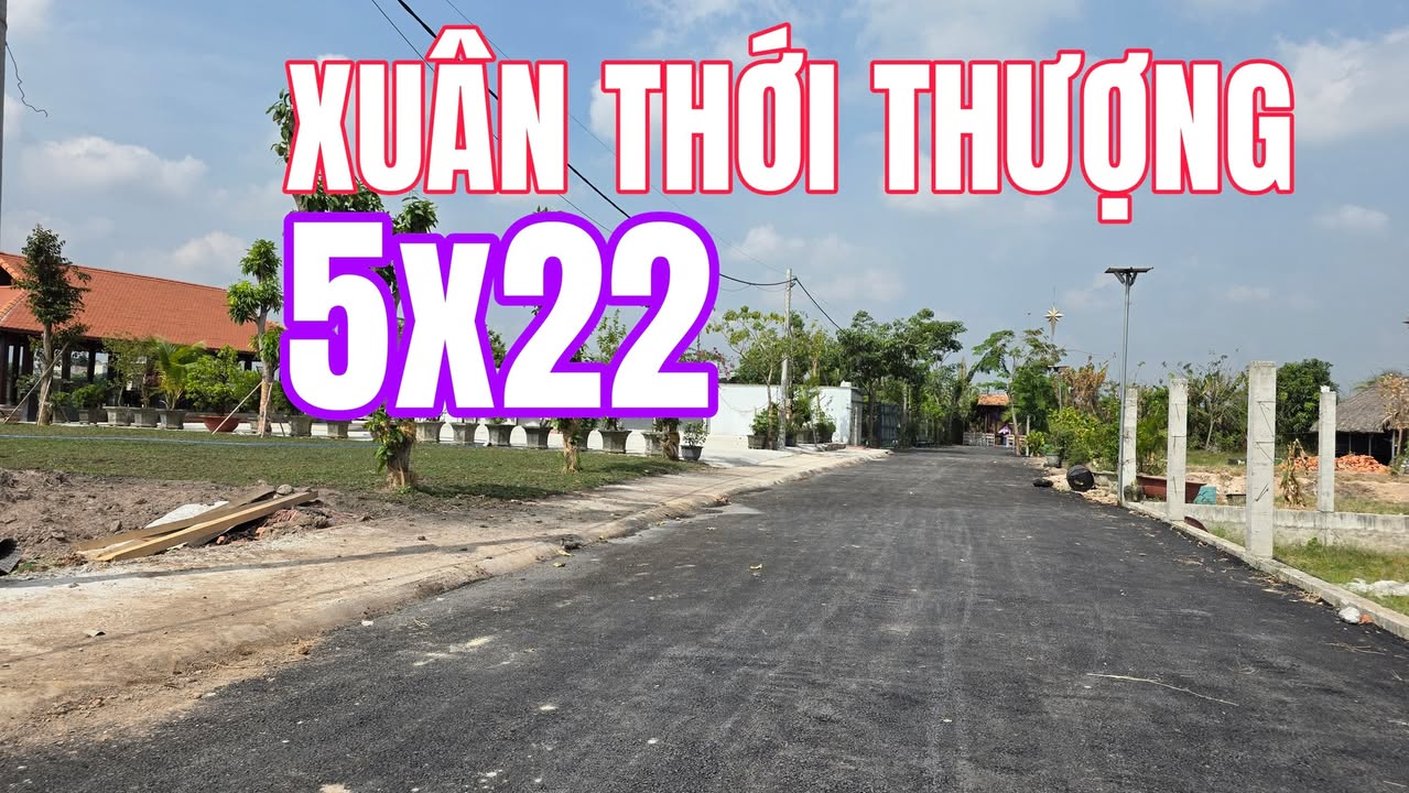 Đất nền Hóc Môn 110m² 3.65 tỷ - Sổ đỏ chính chủ, xây dựng tự do!