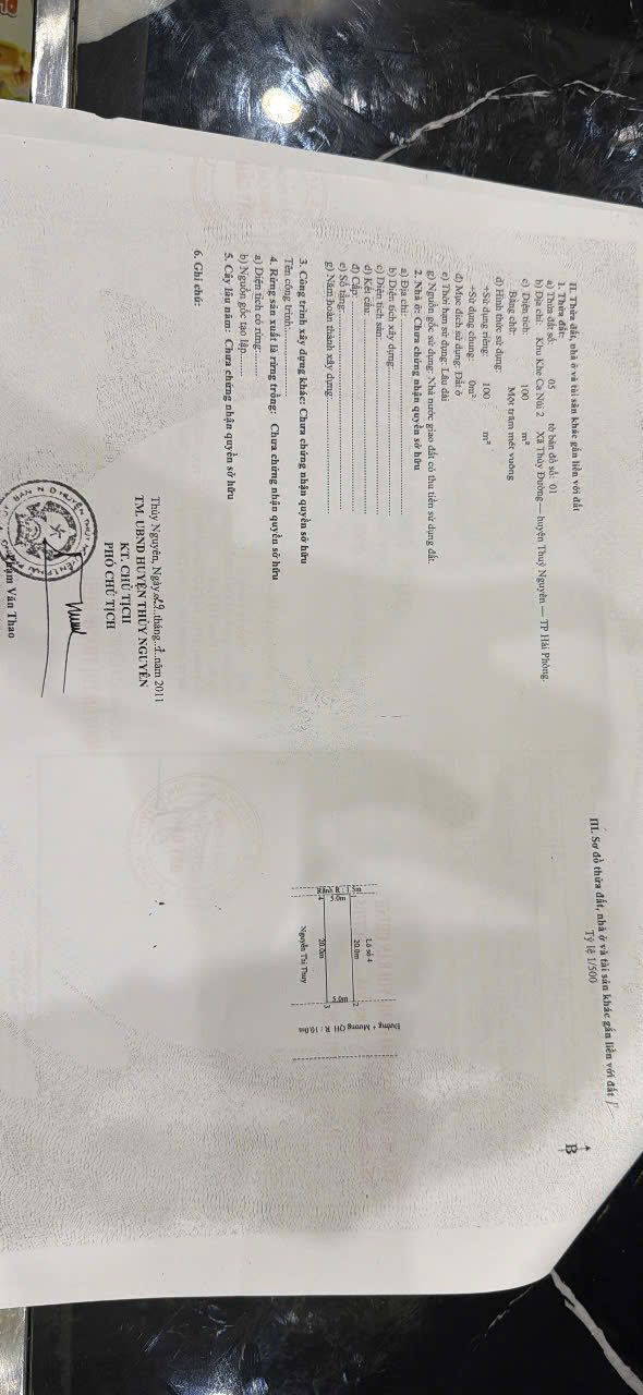 Đất Vlasta Thủy Nguyên 100m² - Sổ Đỏ Chính Chủ, Ngay Chợ, Giá 5 Tỷ