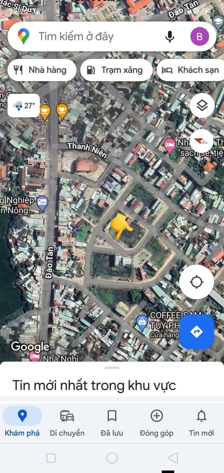 Đất nền Tuy Phước 100m² giá 1.5 tỷ - Sổ đỏ chính chủ, view công viên