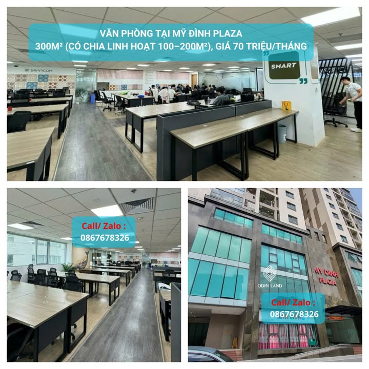Văn phòng Mỹ Đình Plaza 300m² - Sẵn sàng làm việc!