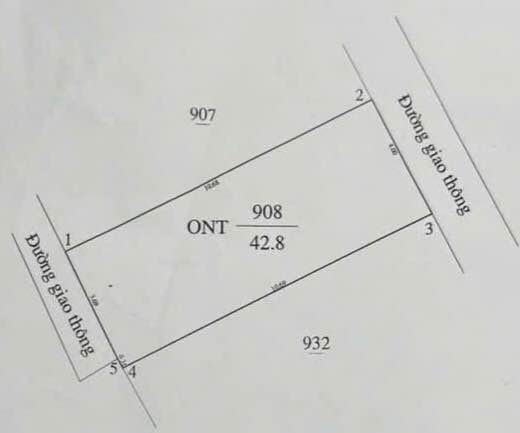 Đất nền Tân Lập - Đan Phượng 42.8m² - Ô tô đỗ cửa, gần Vin