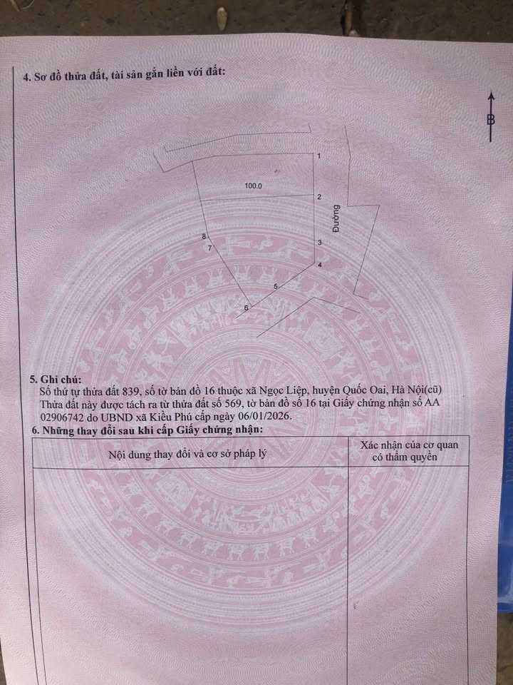 Bán Đất Lô Góc 100m² Ngọc Liệp, Quốc Oai - Sổ Đỏ Rõ Ràng