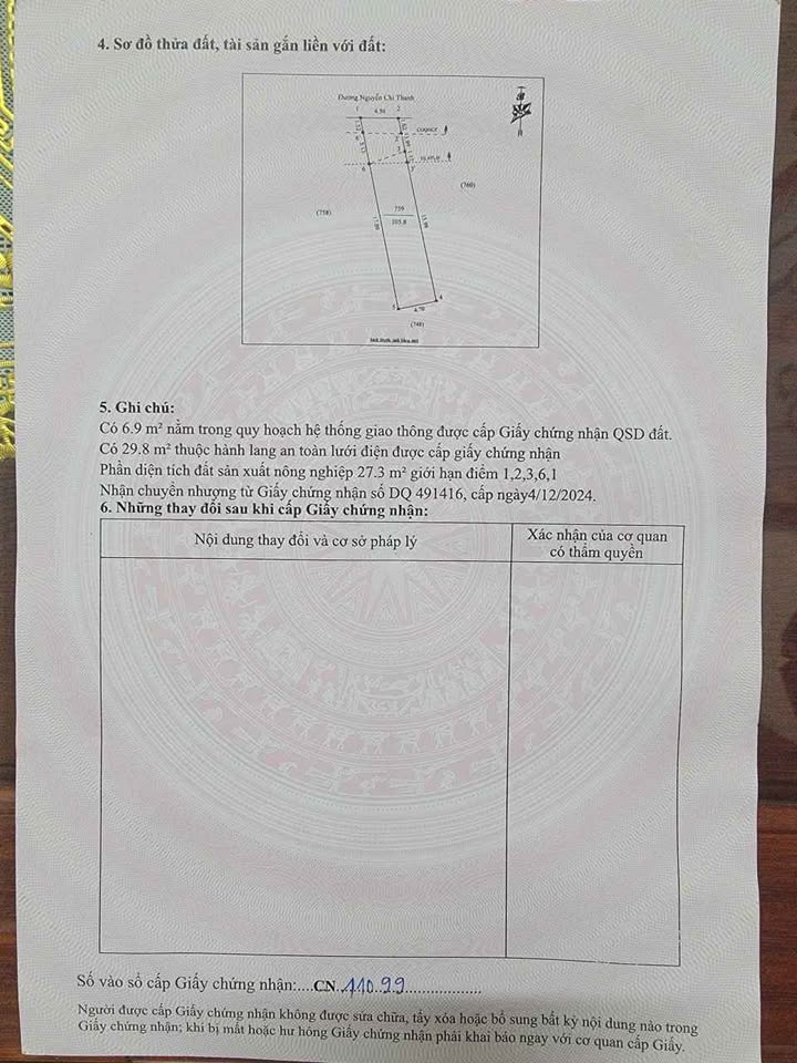 Đất nền Nguyễn Chí Thanh, Vinh 105.8m² - Tiềm năng tăng giá!