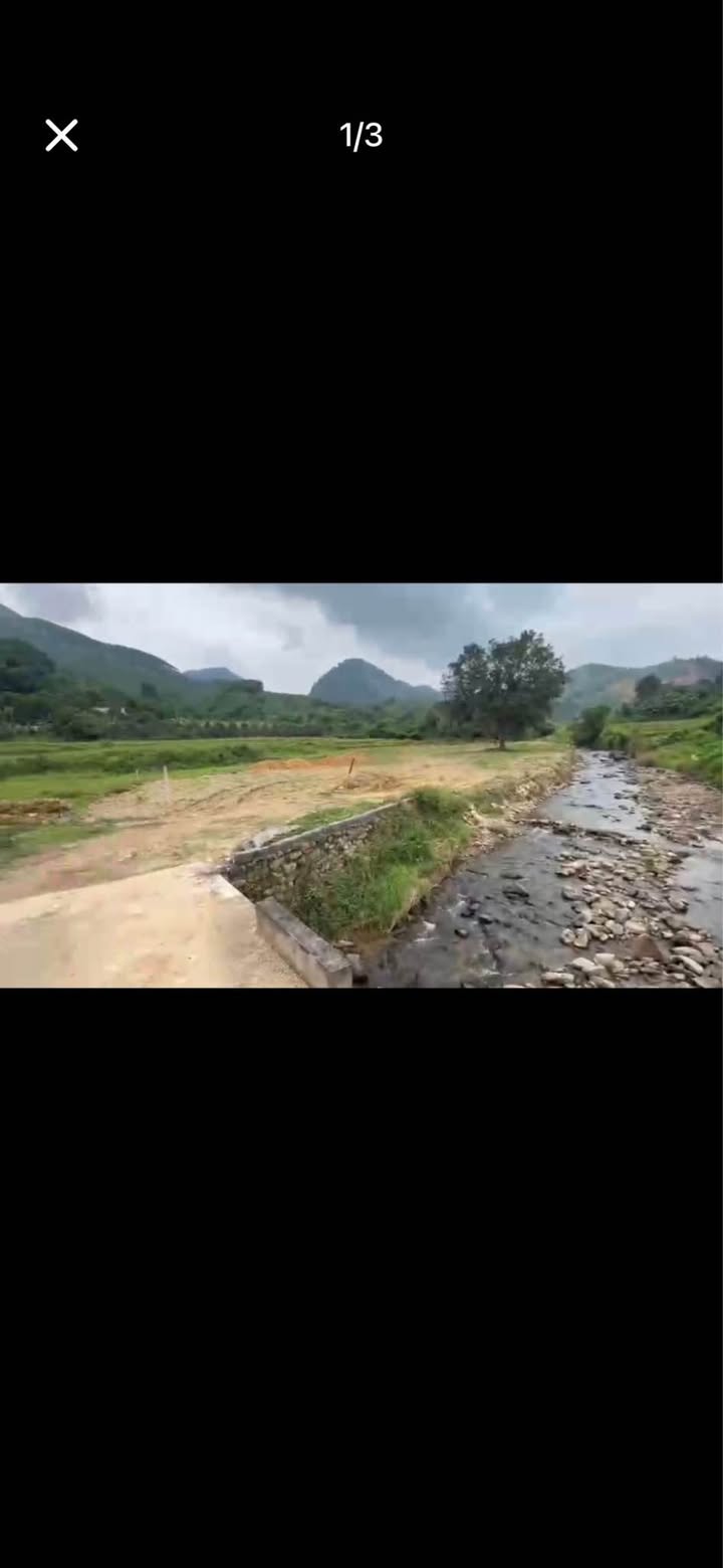 Đất nền 100m² Phường Tân Hòa, TP Hòa Bình - View suối hiếm có!