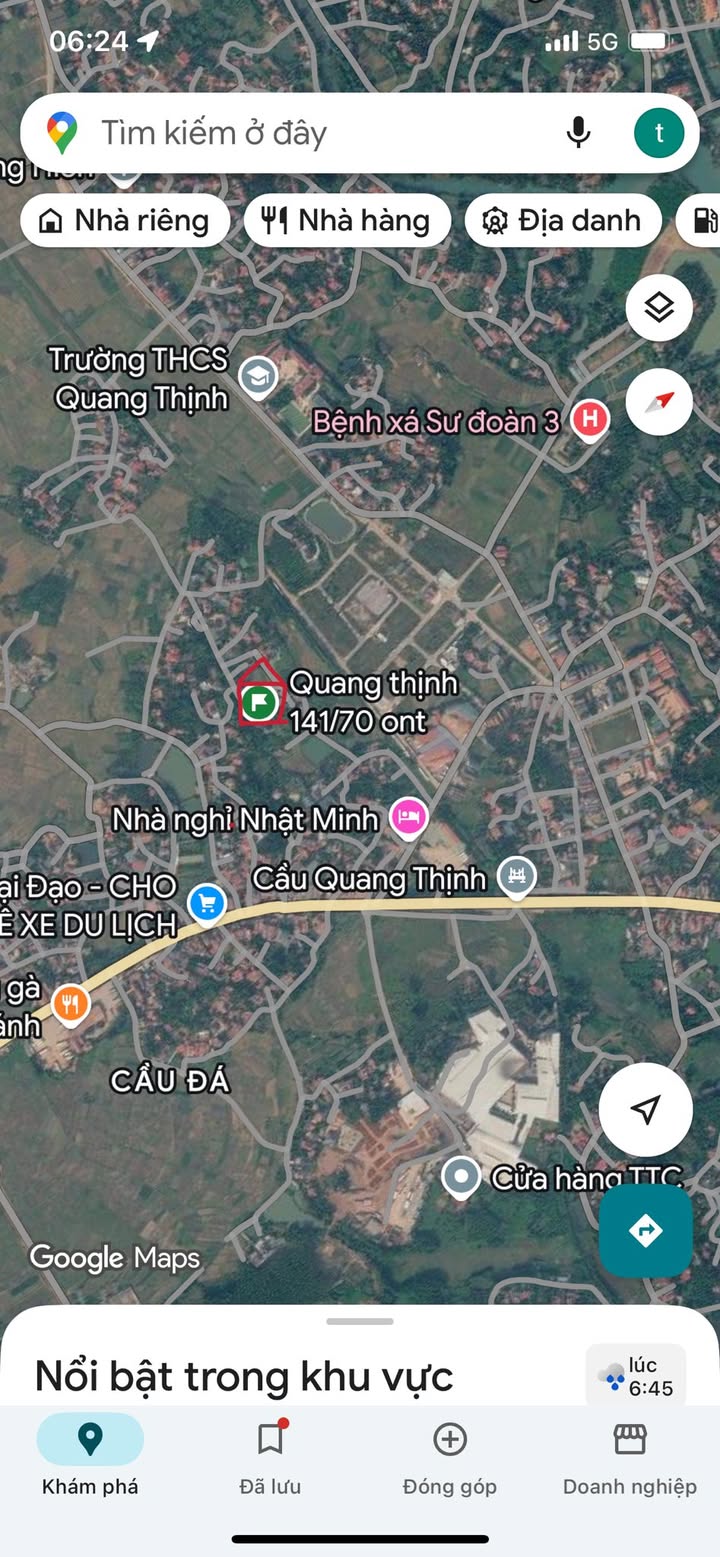 Đất nền Quang Thịnh 141m² - Sổ đỏ chính chủ, tiềm năng tăng giá!