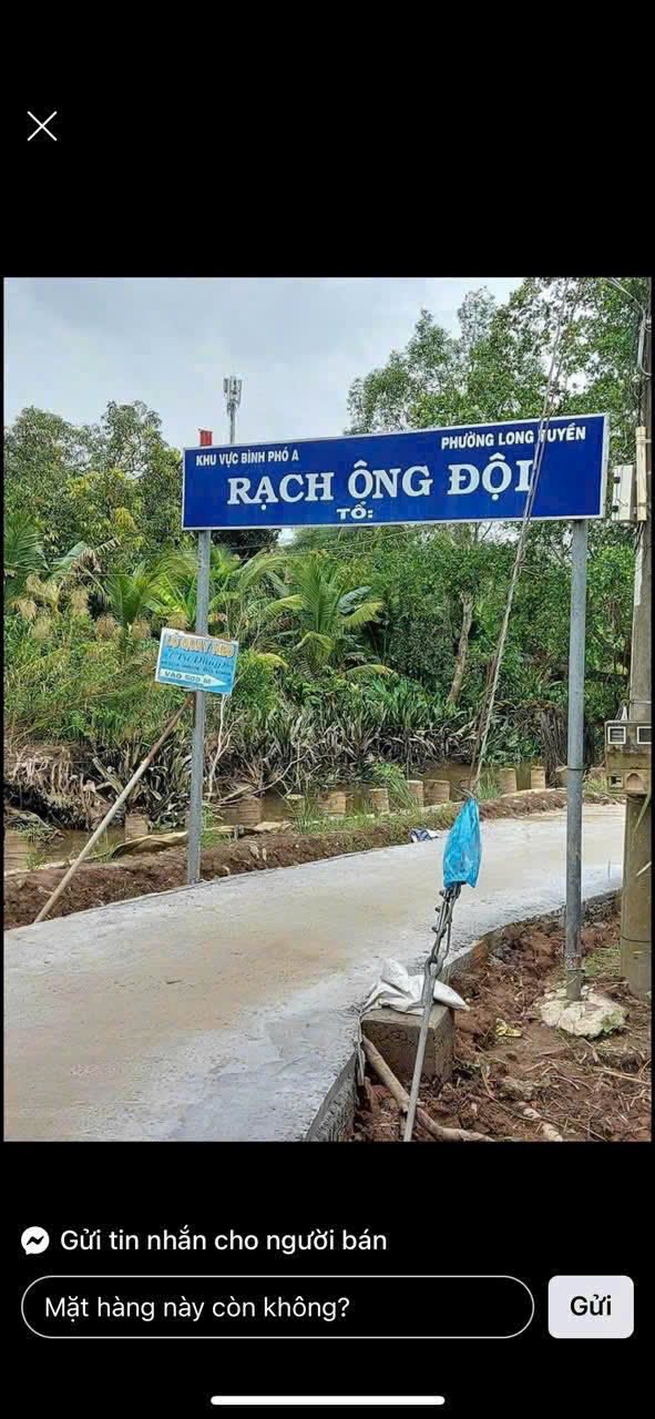 Bán Nền 250m² P. Long Tuyền, Q. Bình Thủy - Giá 1.2 Tỷ, Sổ Đỏ Rõ Ràng