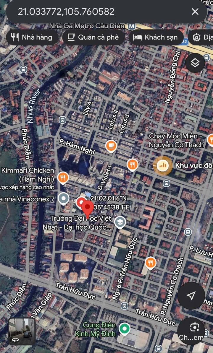 Bán Nhà Liền Kề KĐT K2 Nguyễn Văn Giáp, 55m² - View Sân Bóng Vinschool