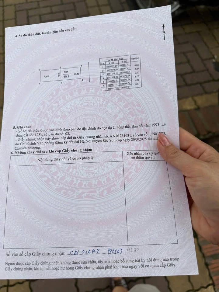 Đất Sóc Sơn 89.1m² - Đường Thông Ô Tô Tránh, Gần Kênh Chuẩn Bị Mở Rộng