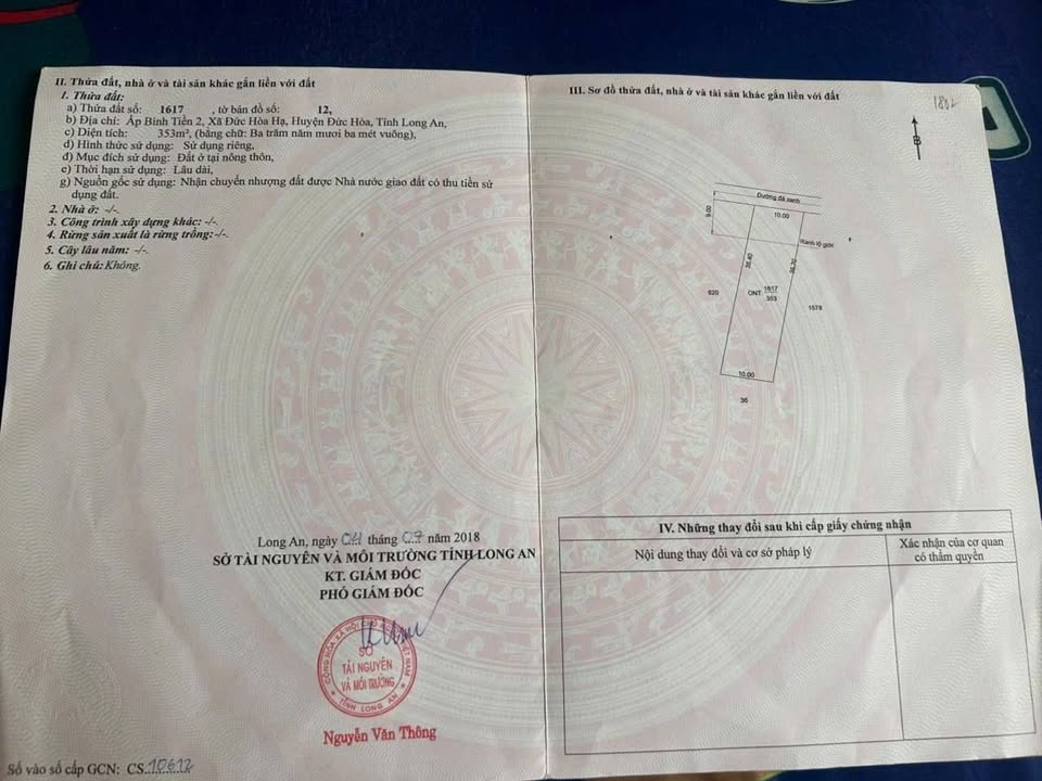 Đất nền Đức Hòa Hạ, Long An 360m² giá 5.5 tỷ - Dòng tiền ổn định!