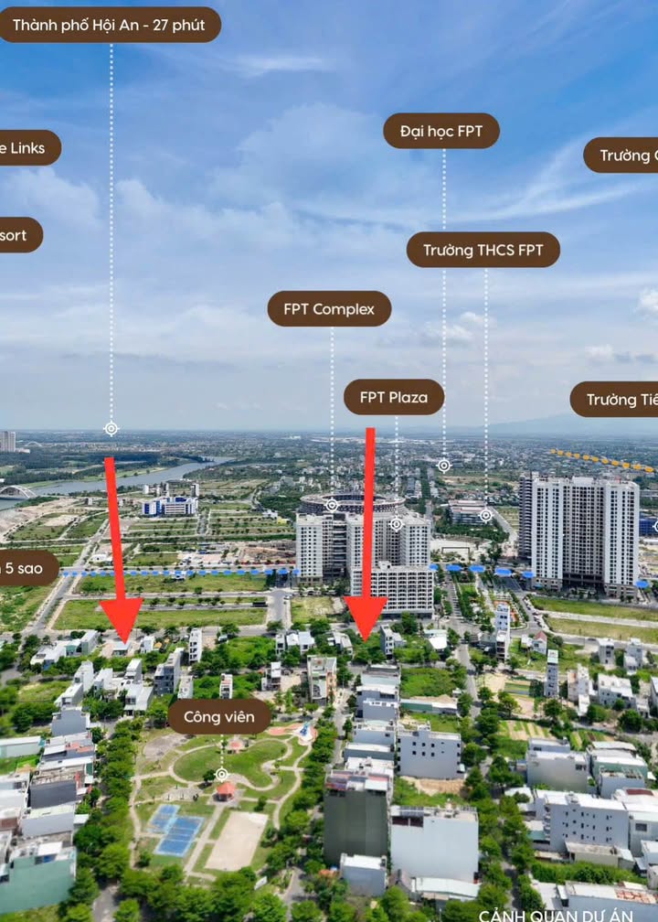 Đất FPT Plaza Song Hào 150m² 14 tỷ - Sổ hồng sẵn, mặt tiền kinh doanh