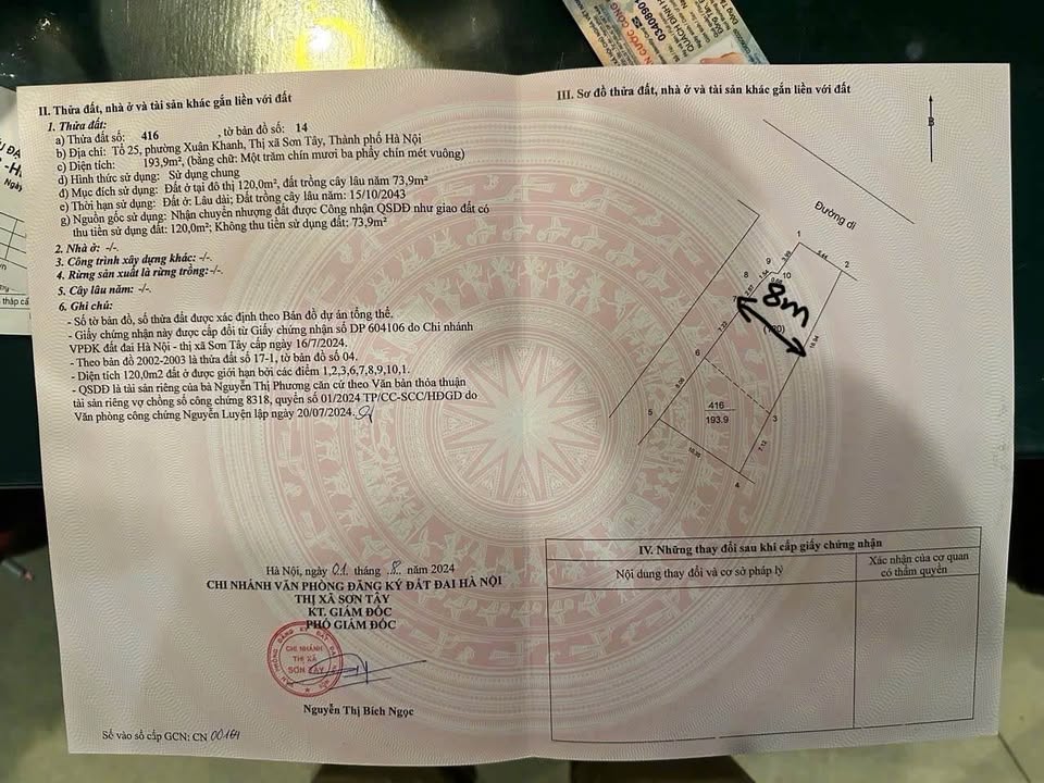 Đất Lô Góc Xuân Khanh, Sơn Tây 228m² - Giá Đầu Tư Hời