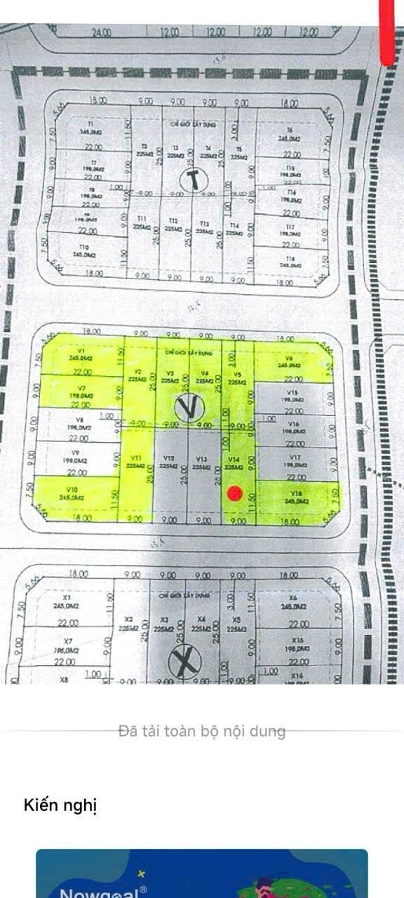 Đất Nền KQH Phong Thái, Huế 225m² - Sổ Hồng Sẵn Sàng