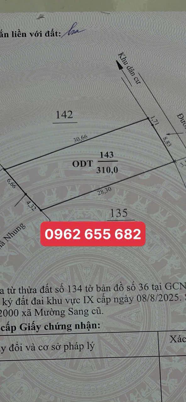 Đất nền Bản Lùn Mộc Châu 310m² - Sổ đỏ chính chủ!