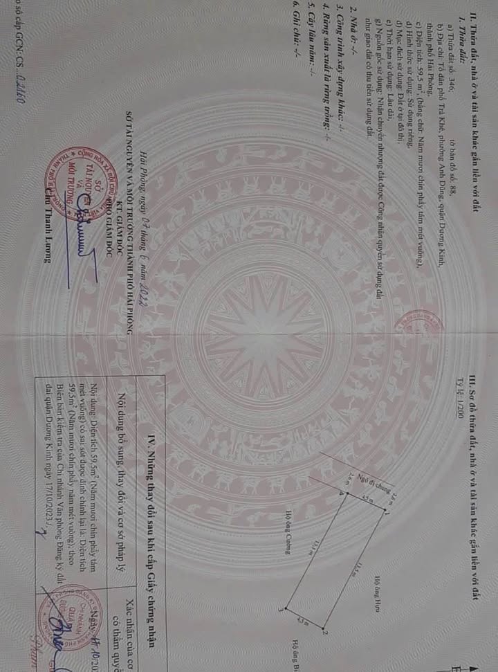 Đất nền Trà Khê Anh Dũng 60m² giá 2 tỷ - Sổ đỏ chính chủ!