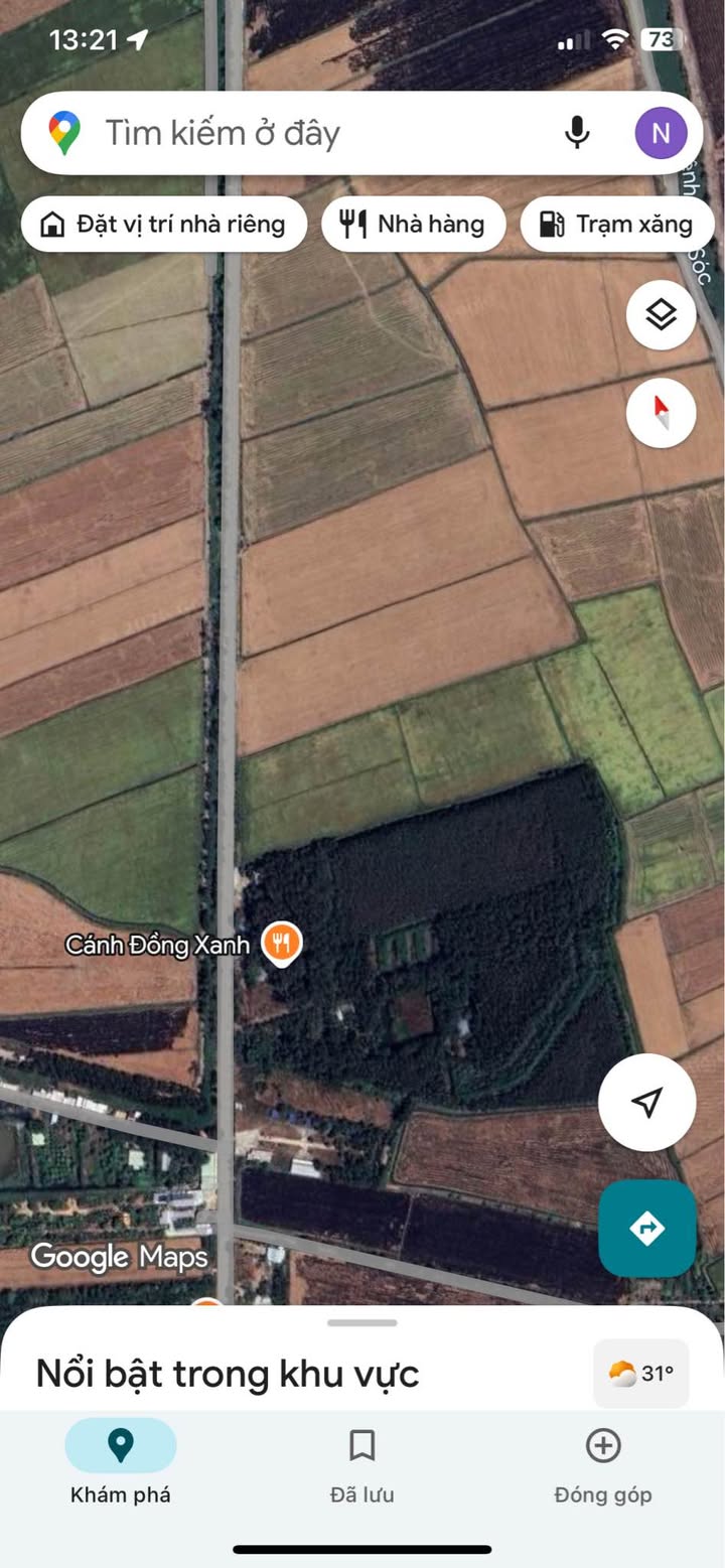 Bán 22.000m² đất lúa mặt tiền QL80 Hòn Đất, Kiên Giang - 6.6 tỷ