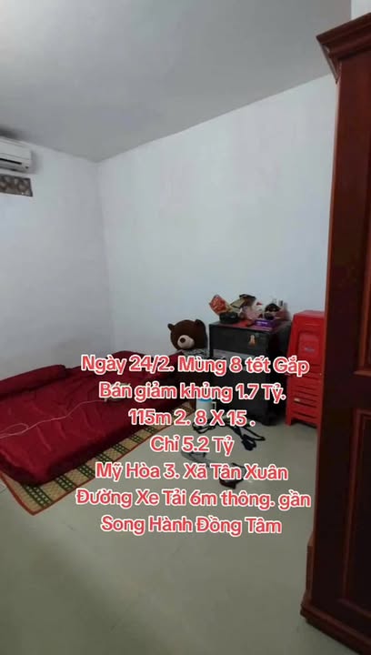 Nhà Hóc Môn 115m² 5.2 tỷ - Mặt tiền xe tải thông, Sổ hồng sẵn!