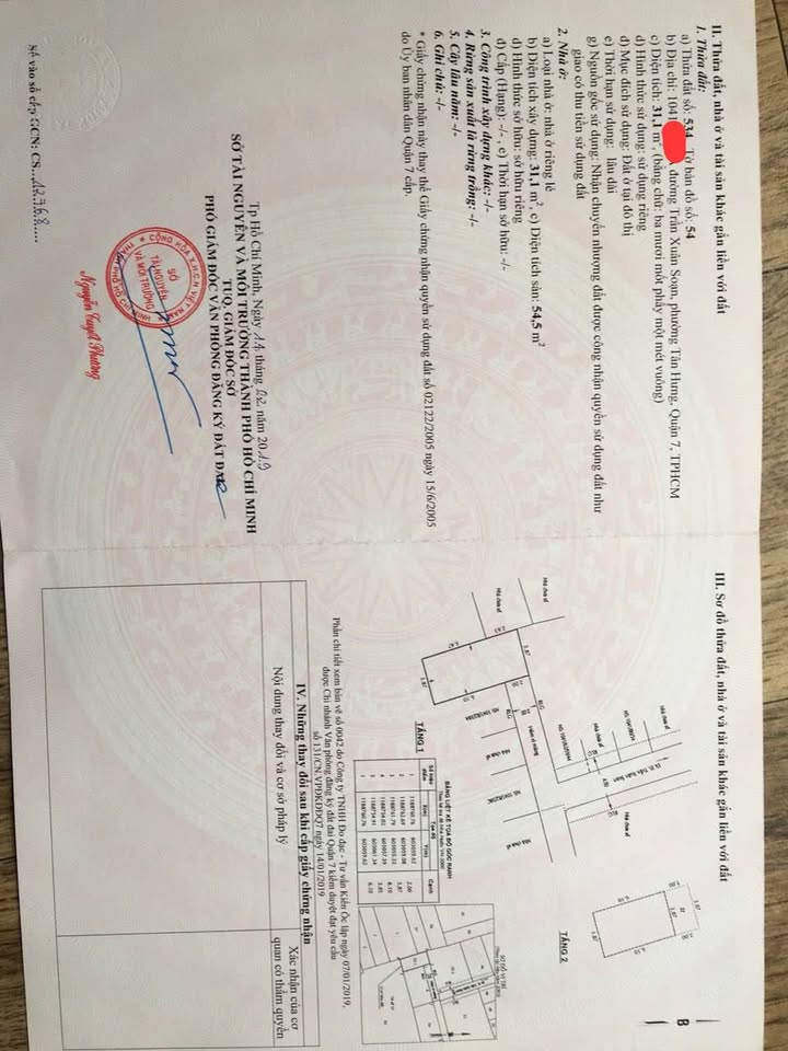 Nhà Trần Xuân Soạn Q7 33m² - Sổ hồng chính chủ, bán gấp 3.35 tỷ