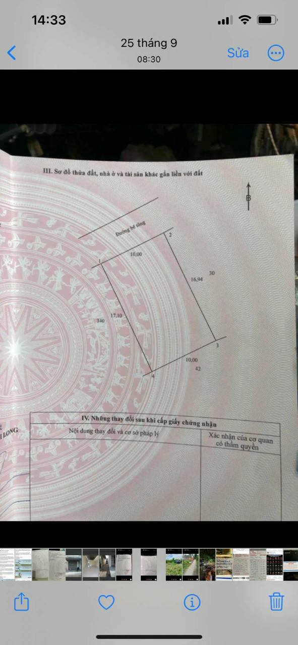 Bán đất nền Mỹ Hòa Bình Minh 85m² - Sổ đỏ chính chủ gần KCN