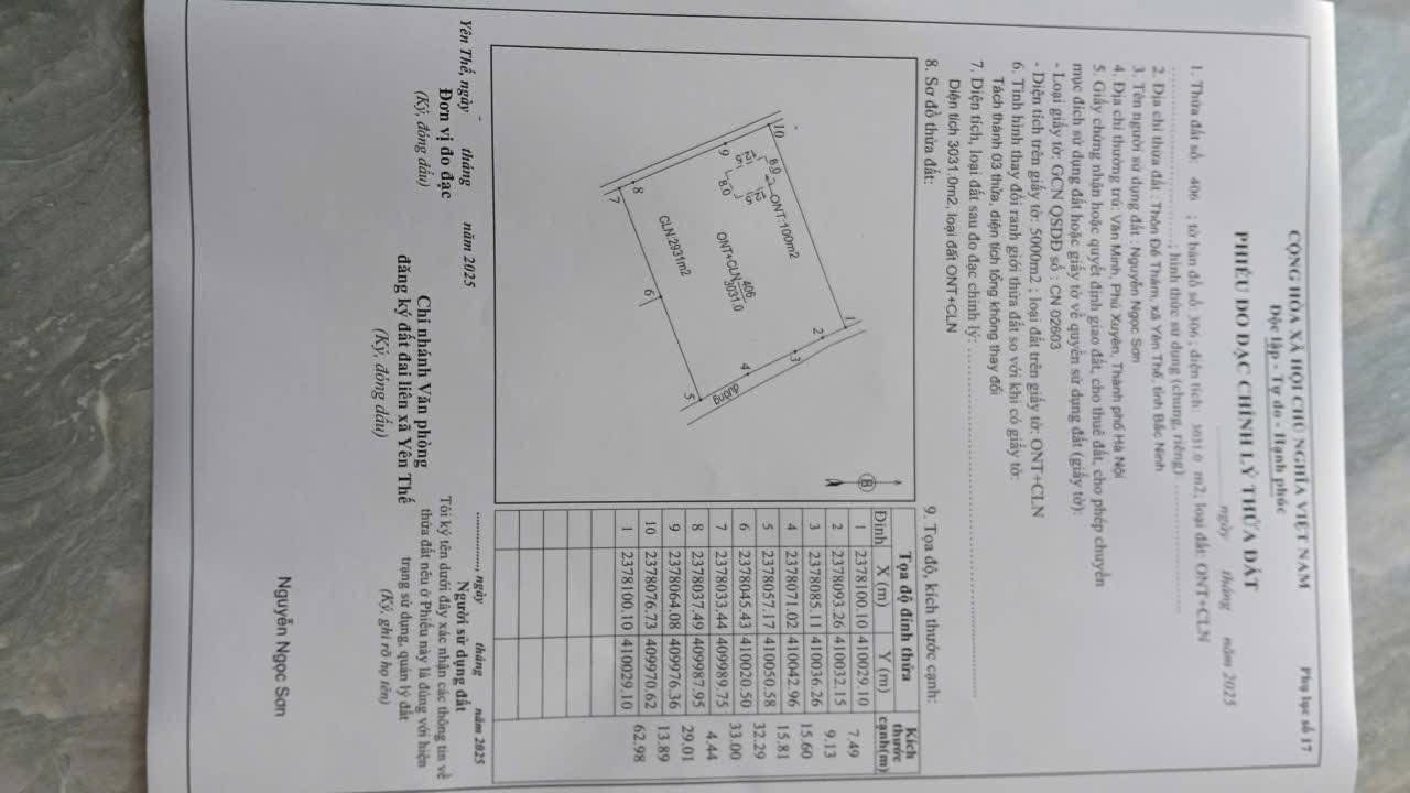 Đất nền Đồng Tâm, Yên Thế 1000m² - Tiềm năng tăng giá vượt trội!
