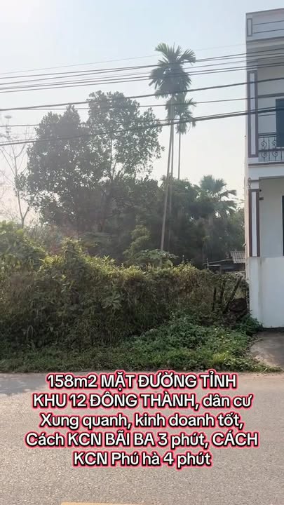 Đất nền mặt Tỉnh Lộ Phú Thọ - 150m² - Kinh doanh sầm uất