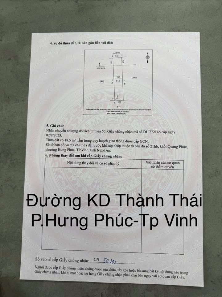 Nhà Mặt Tiền Kinh Doanh Thành Thái, Vinh - 98m², 8.8 Tỷ, Vị Trí Đắc Địa