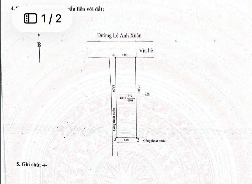 Bán Đất Vàng 60m² Mặt Tiền Lê Anh Xuân, Hải Châu - Kinh Doanh Sầm Uất