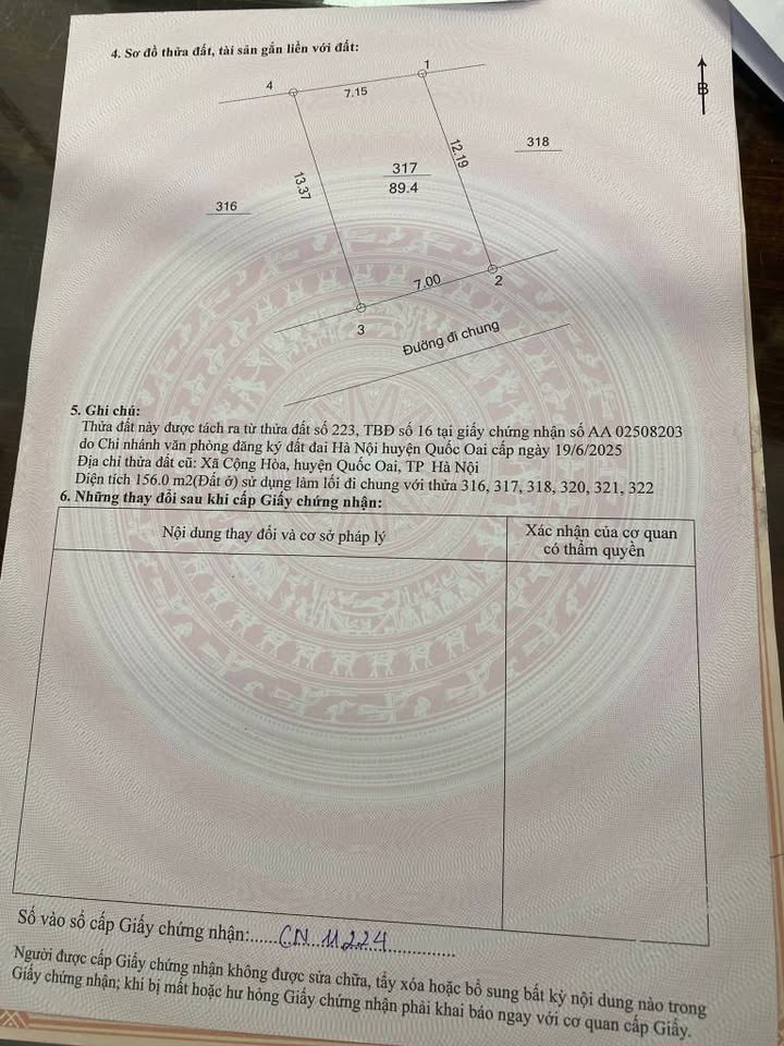 Đất nền Cộng Hòa Quốc Oai 89m² chỉ từ 2 tỷ - Tiềm năng tăng giá!