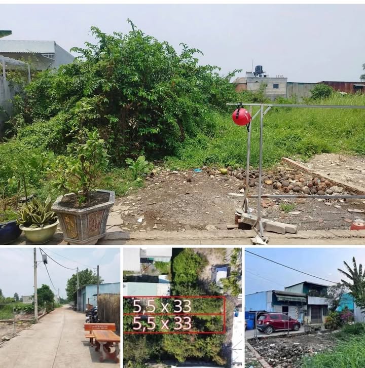 Đất Củ Chi 181m² Sổ Hồng Riêng - Giá 2.2 Tỷ Gần Chợ Bình Mỹ