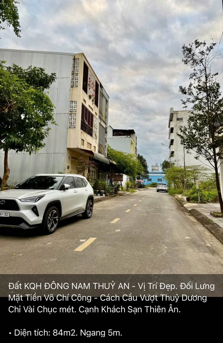 Đất KQH Đông Nam Thủy An 84m² giá 3.6 tỷ - Sổ đỏ chính chủ!