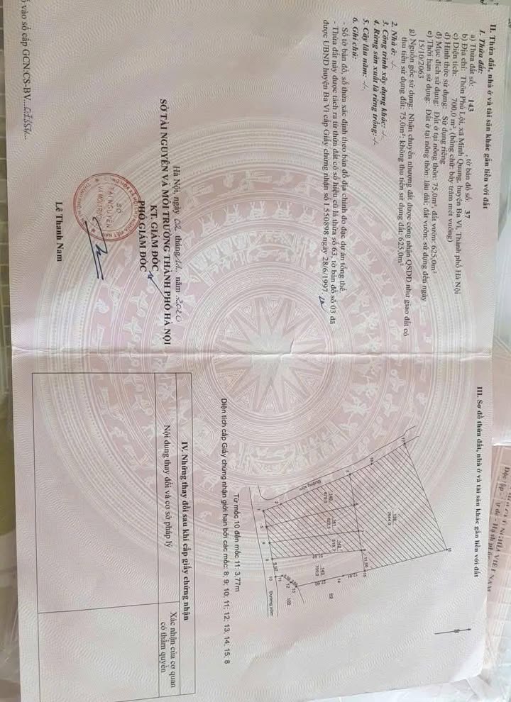 Đất Nền Ba Vì 700m² Nhỉnh 2 Tỷ - Sổ Đỏ Chính Chủ, View Tuyệt Đẹp!