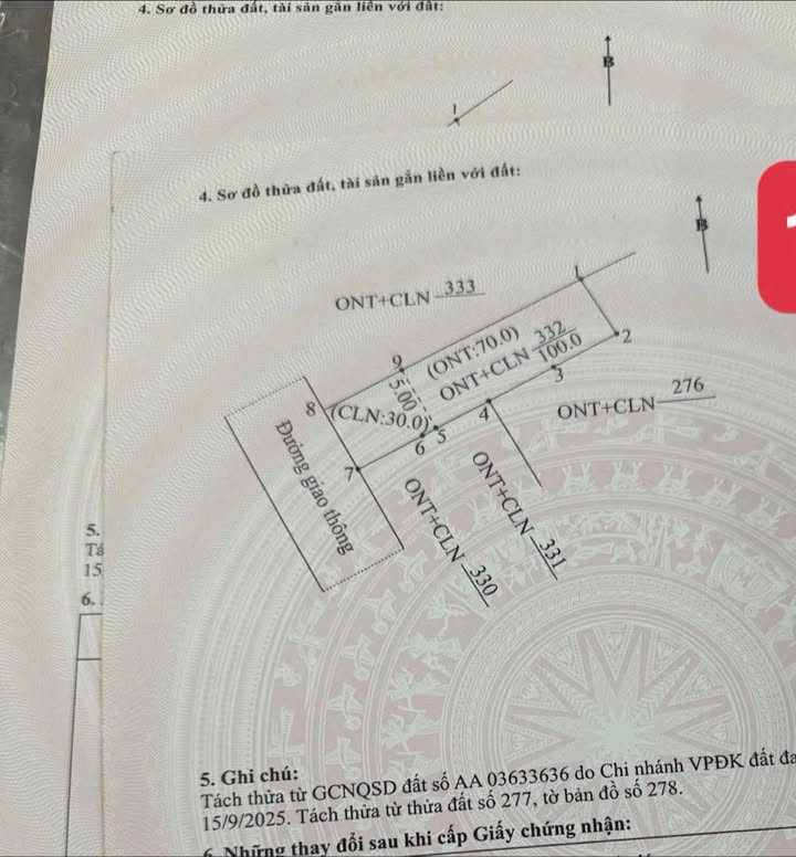 Đất nền Ngọc Châu Tân Yên 100m² - Sổ đỏ sẵn, ô tô vào cửa