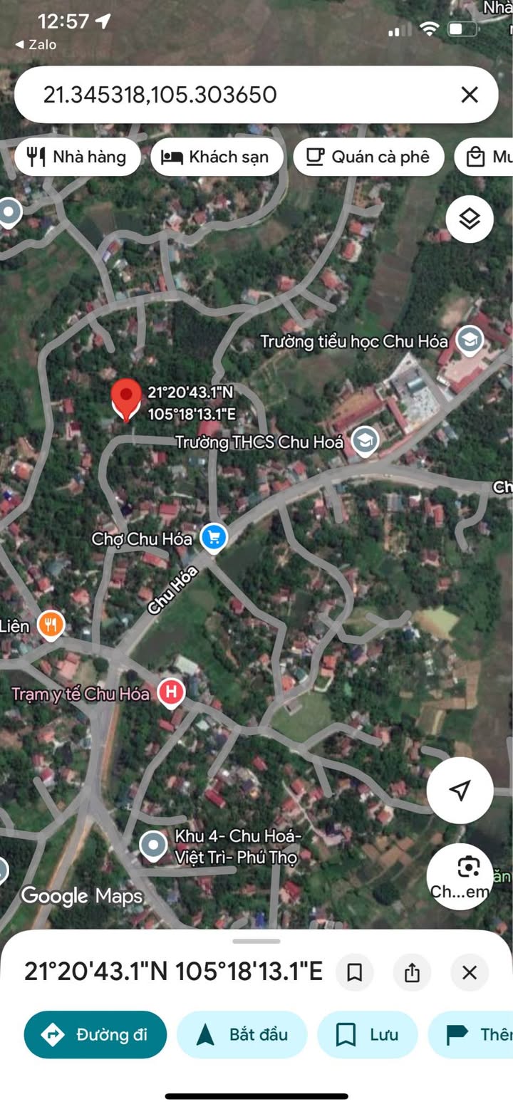 Đất nền Chu Hóa Việt Trì 85m² giá nhỉnh 700 triệu - Sổ đỏ chính chủ