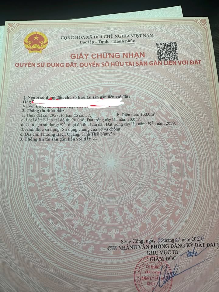 Đất nền Phú Bình 100m² - Nở hậu, ô tô vào tận nơi, giá 650 triệu