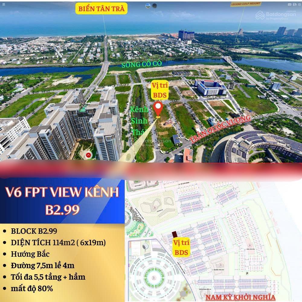 Đất nền dự án FPT City Đà Nẵng 114m² – Tiềm năng tăng giá vượt trội!