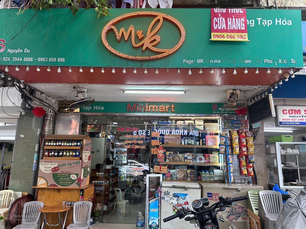 Cho thuê mặt bằng kinh doanh 20m² mặt tiền 4.5m, phố Nguyễn Du, Hai Bà Trưng - Sầm uất, kinh doanh tốt