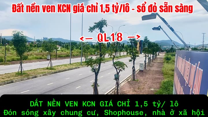 Đất nền ven KCN Cộng Hoà, Chí Linh 1.45 tỷ - Sổ đỏ sang tên ngay!