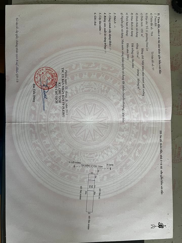 Đất nền Pleiku 270m² giá 2.6 tỷ - Sổ đỏ chính chủ!