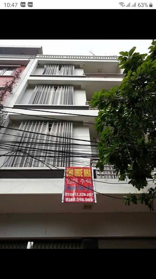 Cho thuê Nhà 4 Tầng Mặt Tiền Vườn Hoa Lớn TP. Bắc Ninh - 5PN Đủ Nội Thất, Gara 2 Ô Tô