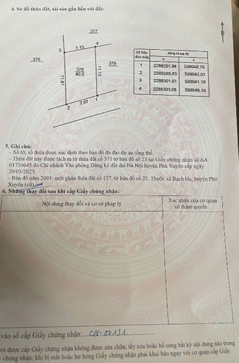 Đất nền Bạch Hạ Phú Xuyên 80m² - Tiềm năng tăng giá vượt trội!