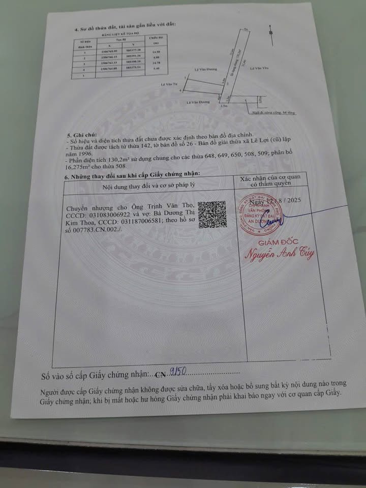 Bán đất nền Trạm Bạc - Lê Lợi, An Dương, Hải Phòng 68-70m², 1.25 tỷ - Hướng Đông