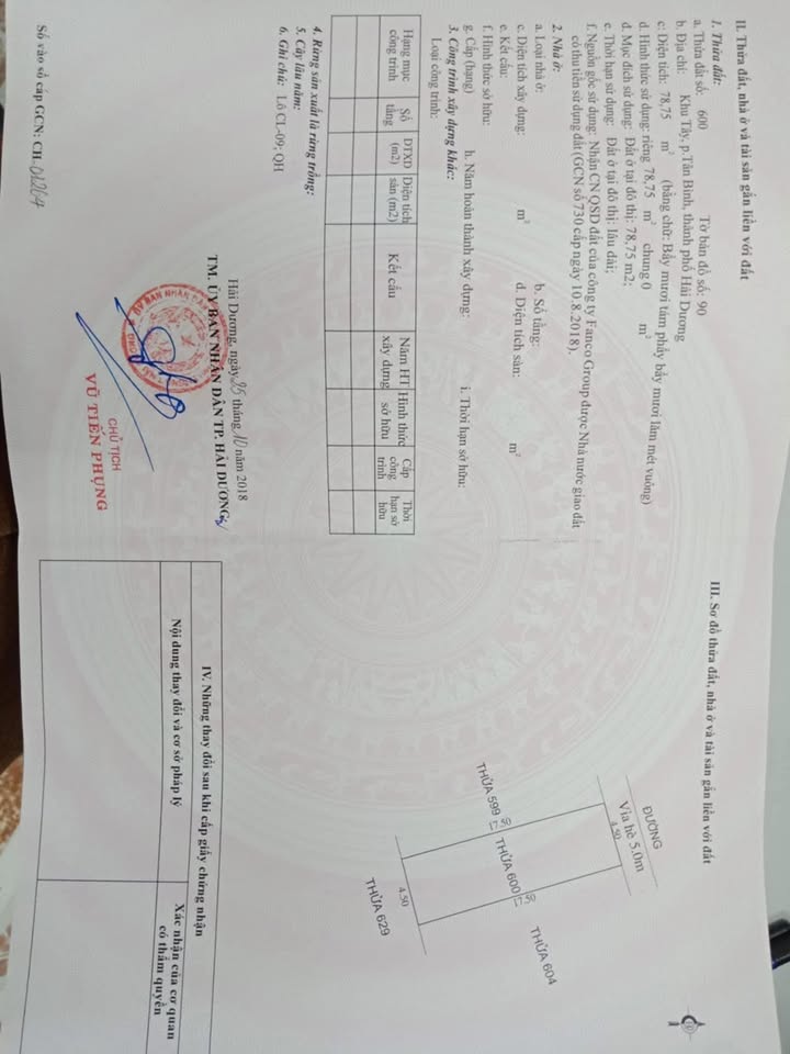 Đất nền Mặt phố Ngũ Lộc, TP Hải Dương - 79m² - Giá 4.42 tỷ - Sổ đỏ sẵn sàng!