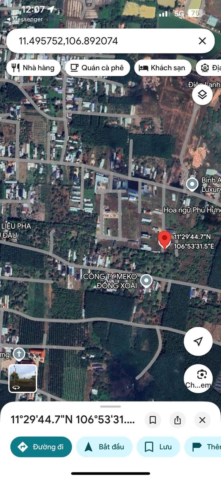 Đất nền Tiến Hưng Đồng Xoài 210m² 800 triệu - Sổ đỏ chính chủ!