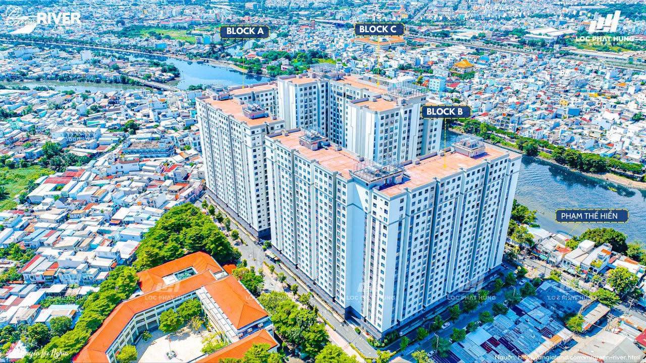 Bán Căn hộ Green River Quận 8, 80m² - 3PN Sẵn Ở Ngay