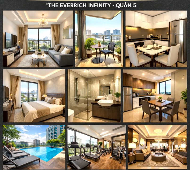 Căn hộ The Everrich Infinity Quận 5 28m² giá 11tr/th - View đẹp