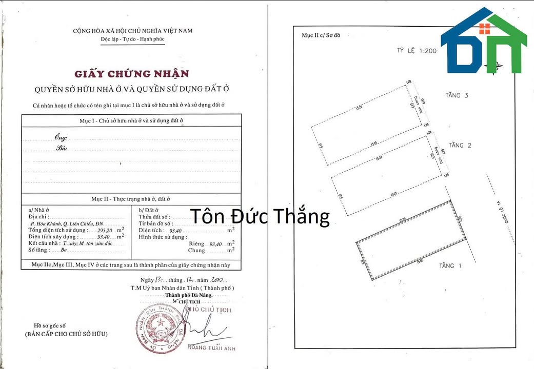 Nhà Tôn Đức Thắng Đà Nẵng 93.4m² - Vị trí đẹp, kinh doanh đỉnh!