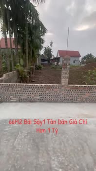 Đất nền Xã Tân Dân Khoái Châu 66m² hơn 1 tỷ - Pháp lý rõ ràng!