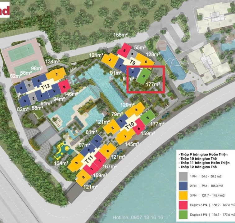 Duplex 4PN 192m² Củ Chi - Góc 2 View Cầu Phú Mỹ, Hồ Bơi - Giá 19 Tỷ